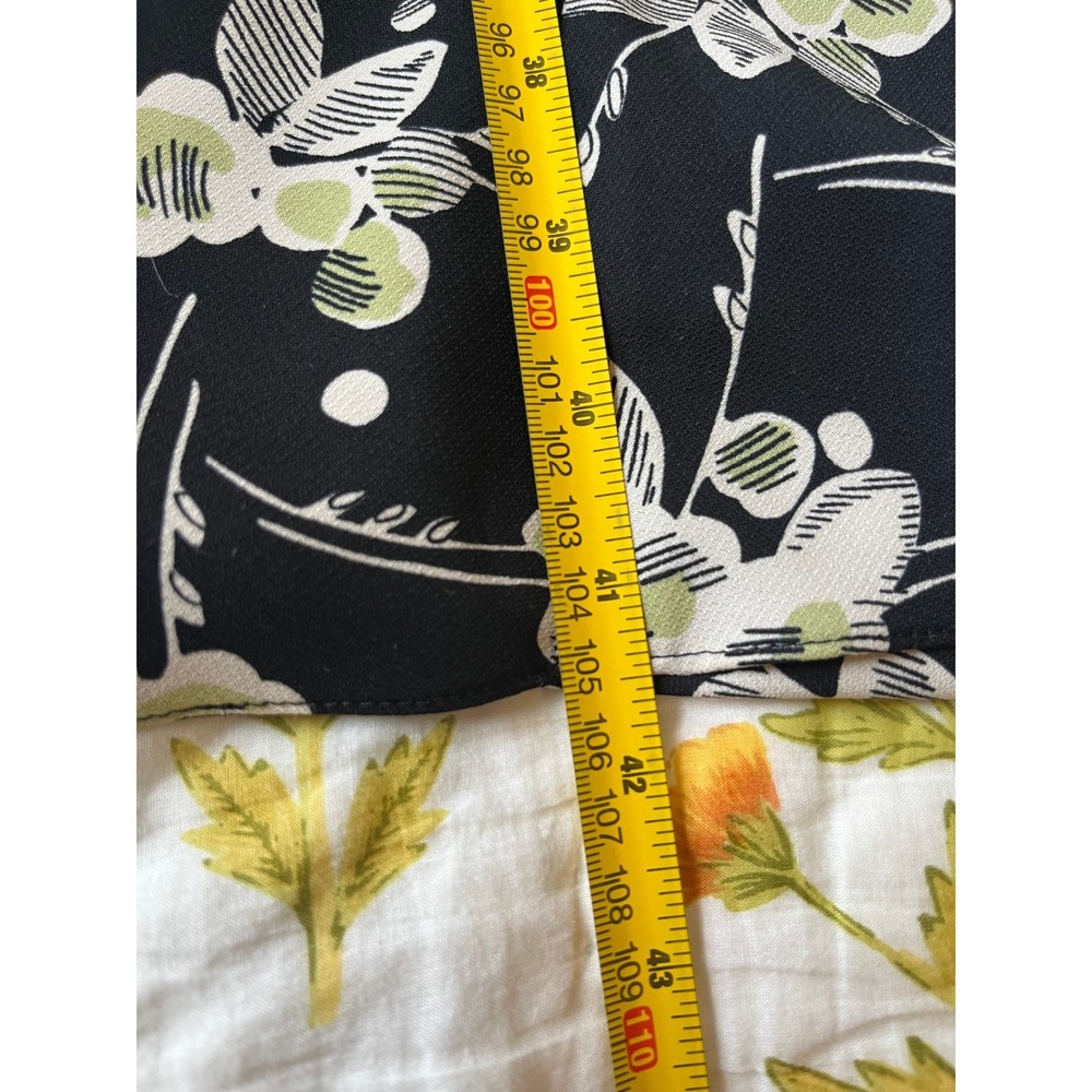 LOFT Chiffon Floral Empire Waist Midi Dress - Picture 6 of 7